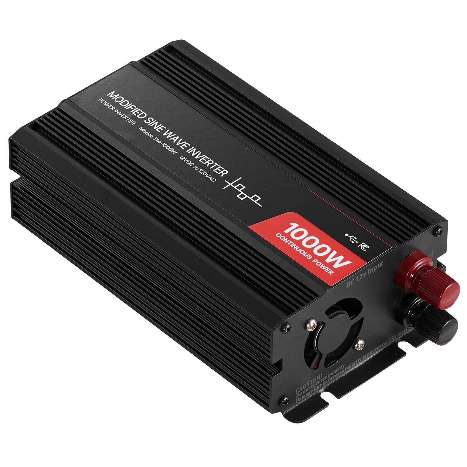Uimoso 1000W Power Inverter 12V DC to 120V AC with LED Display