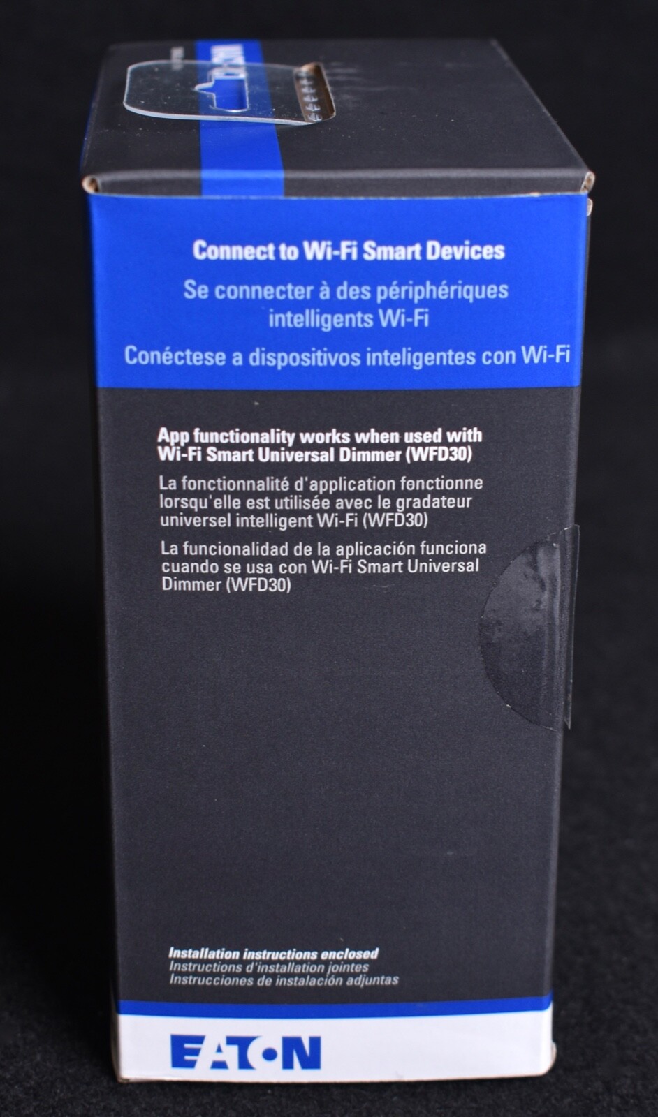 Eaton Smart 3-Way Universal WiFi Dimmer Switch Brown Black or Gray WACD-C7-SP-L