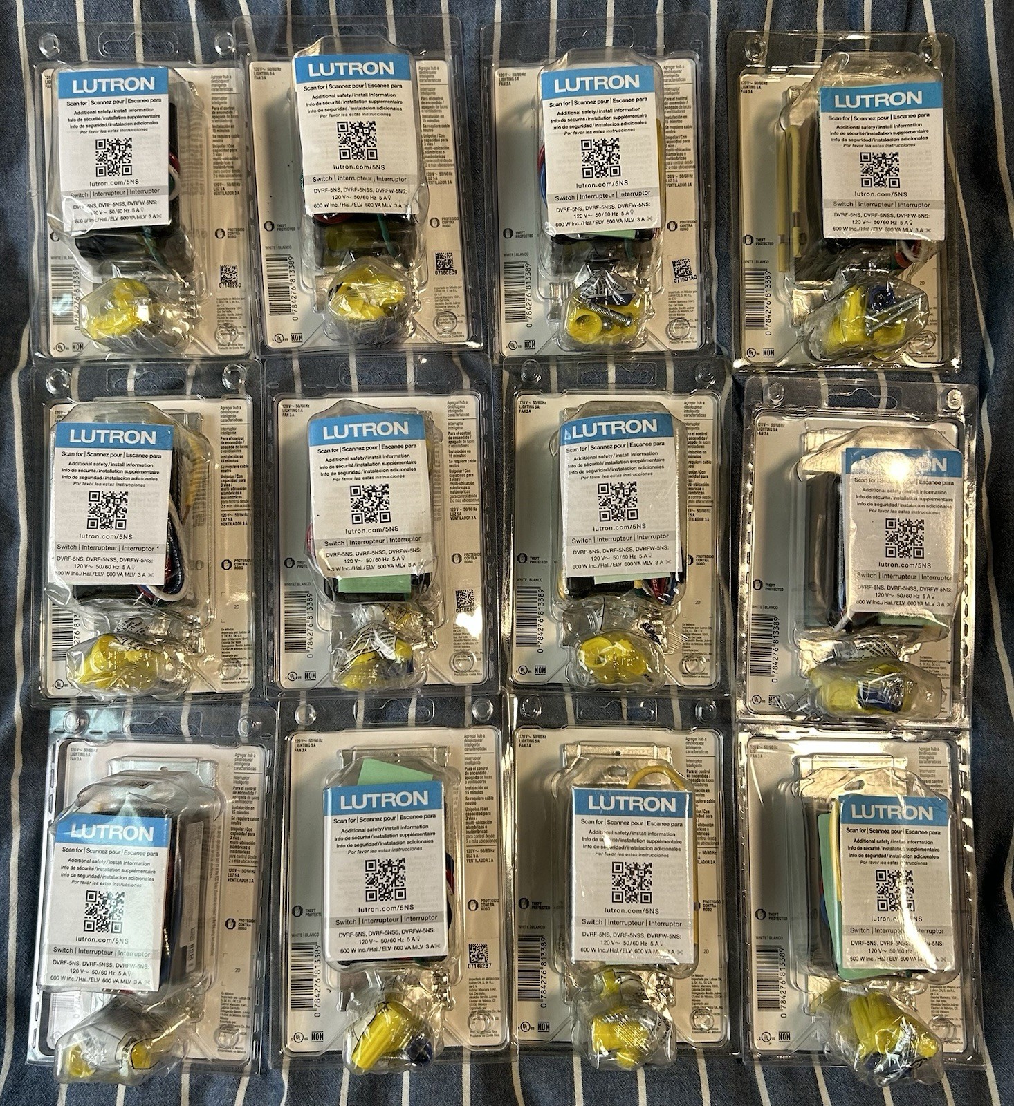 🔥LOT OF 12 – Lutron Caseta Claro Smart Switch – White *BRAND NEW