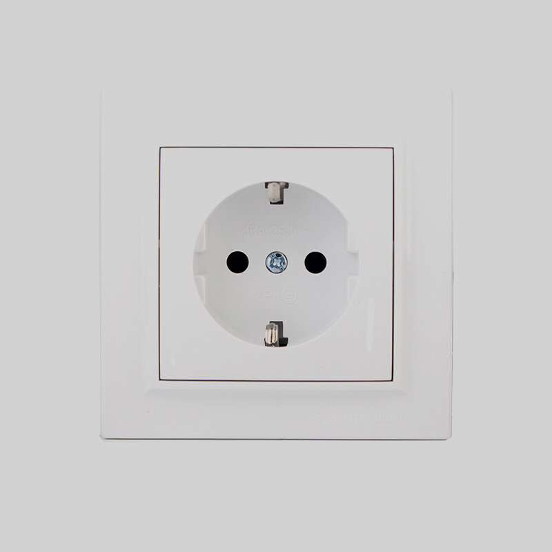 Wall Socket Outlet 16A EU Standart With Grounding Power