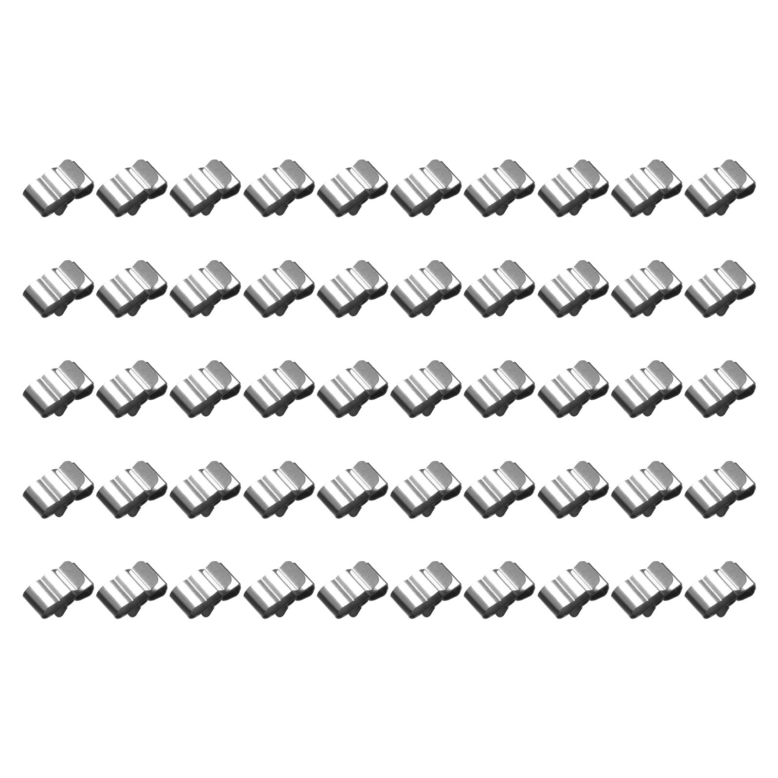 50 Pcs Solar PV Cable Clip 304 Stainless Steel Easy Install for Roof Mounting