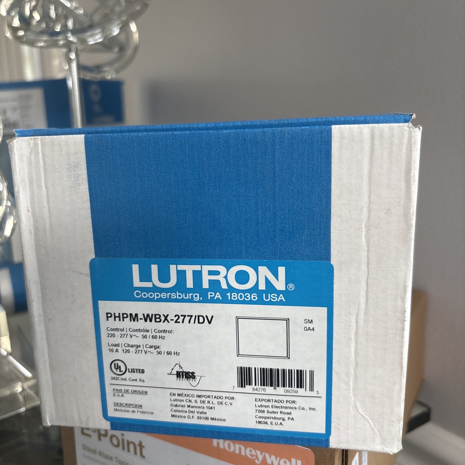 NEW Lutron PHPM-WBX-277/DV Phase Adaptive Power Module 3-Wire Fluorescent Input