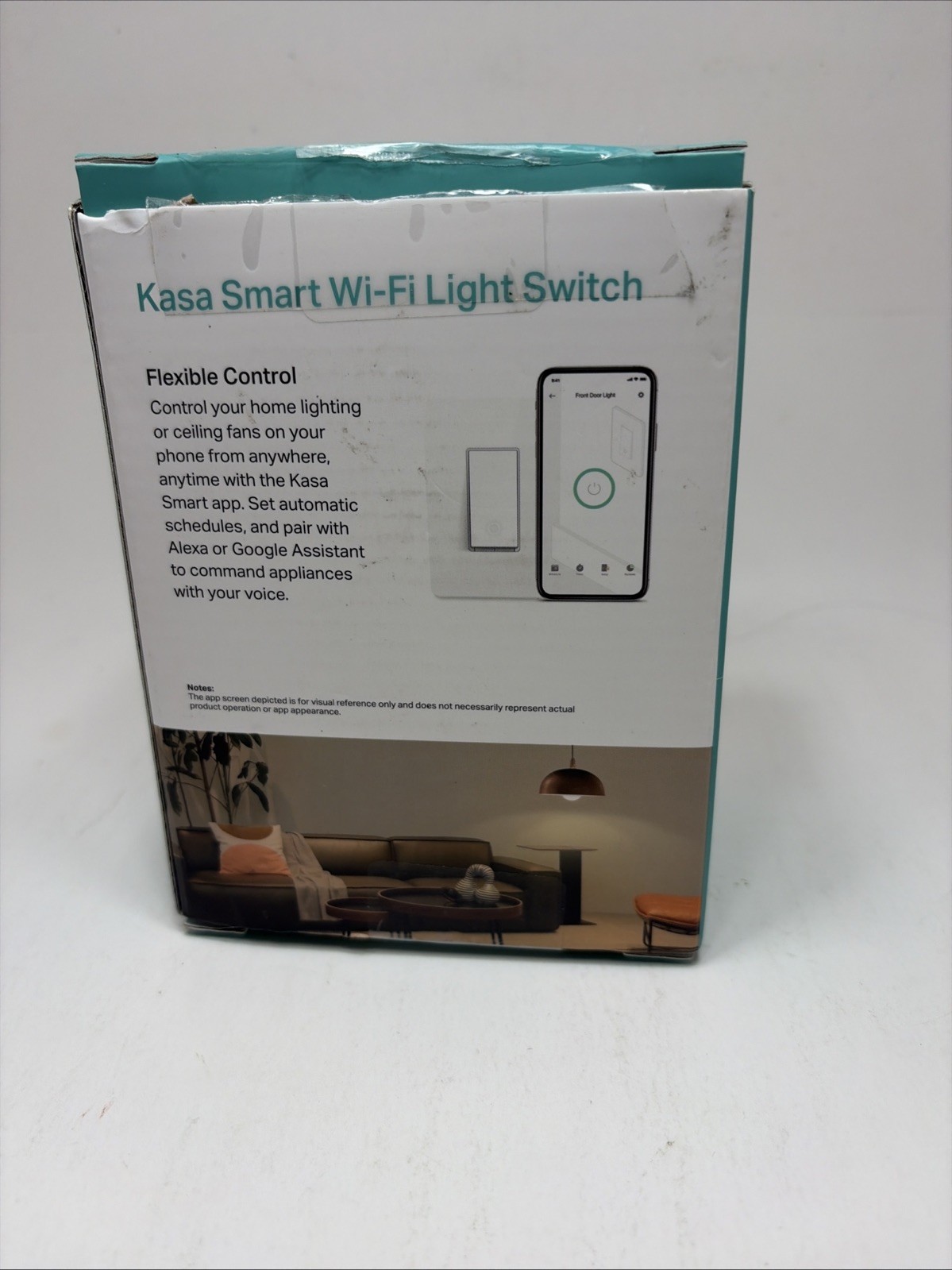 Kasa Smart Wi-Fi Light Switch HS200P3, Single Pole, 3 Pack, White, Wireless