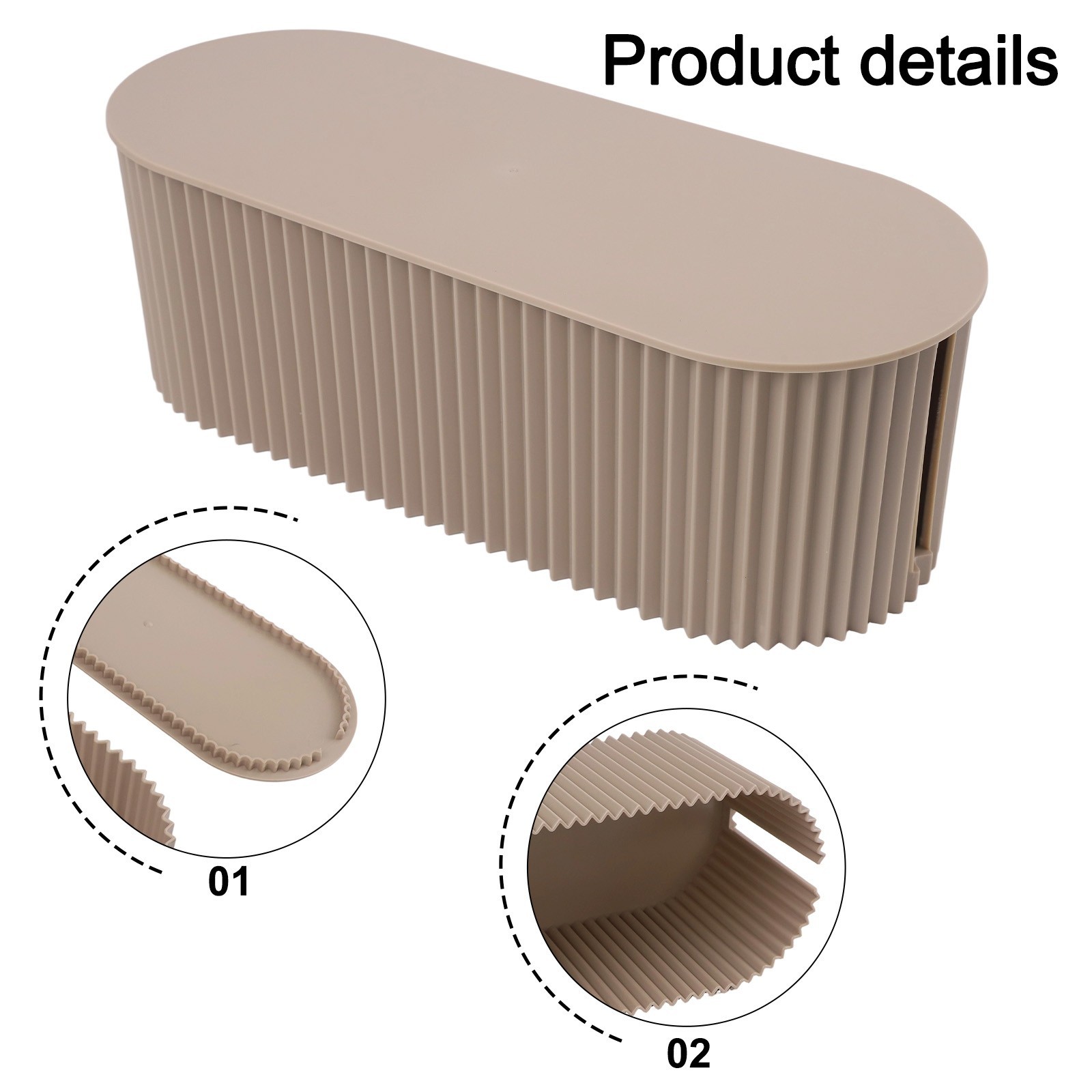 Insulated ABS Plastic Construction Ensures Safe Usage of Cables and Strips