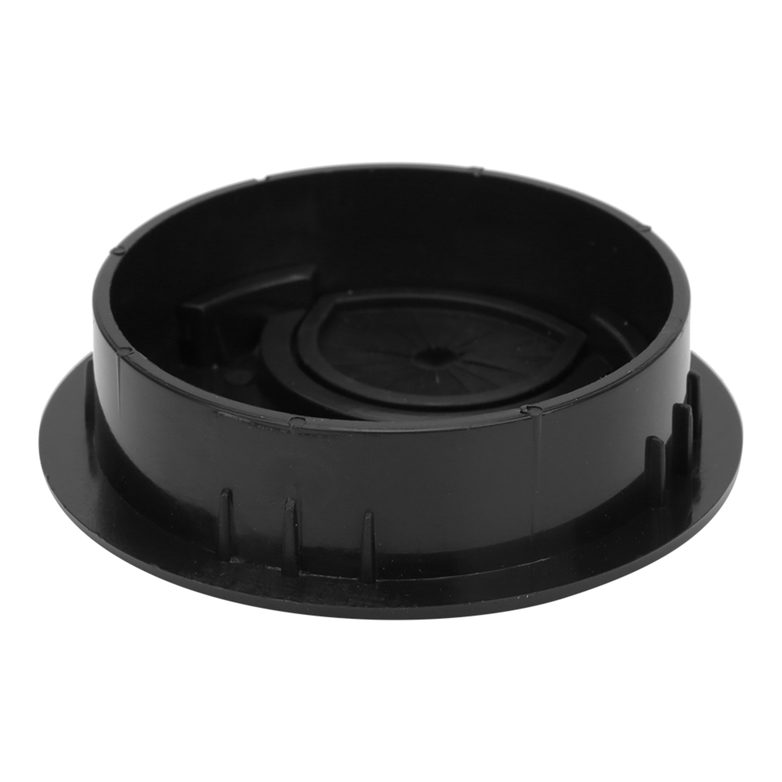 10 Pcs Wiring Grommet Bright Black Desktop ABS Plastic Wire Hole Organizer For O