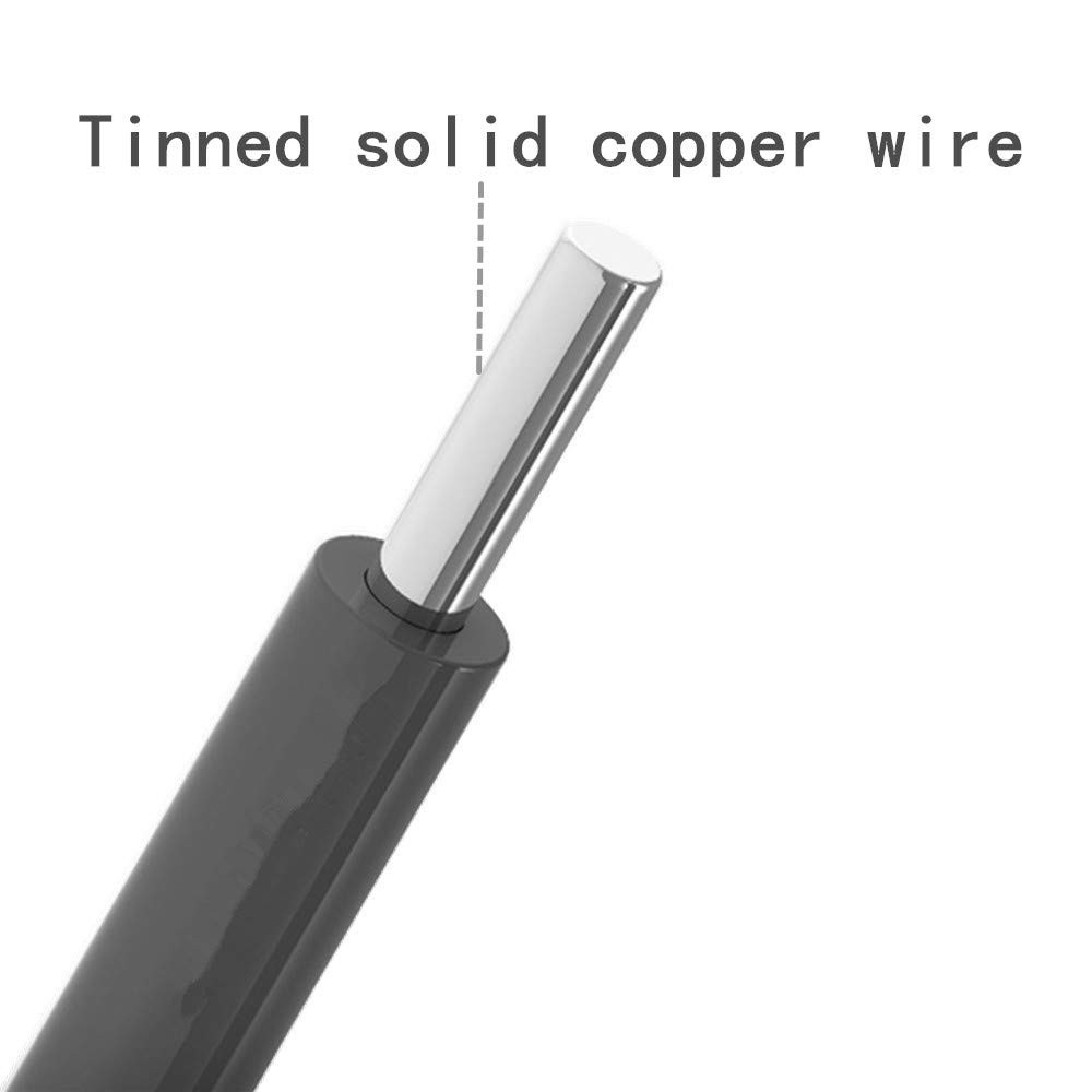 20 AWG Solid Wire 6 Colors 26ft Each (156ft Total), Red, black, green,…