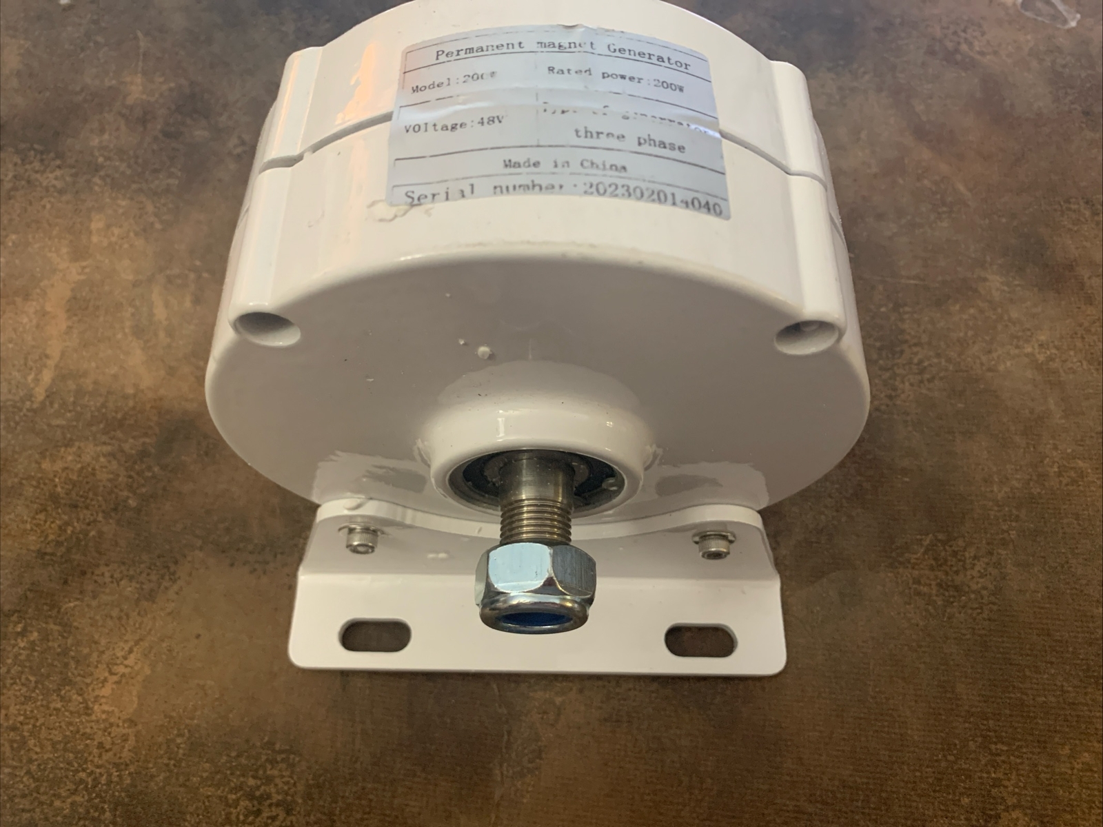 200W 3-Phase Alternator Permanent Magnet Electric Motor Generator – US Seller