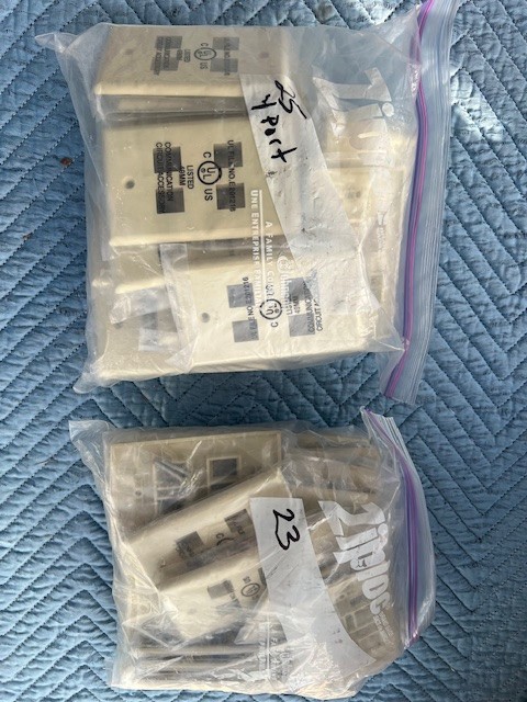 Low Voltage Wall Plate Bundle ( UL File NO. E201216) See details in description