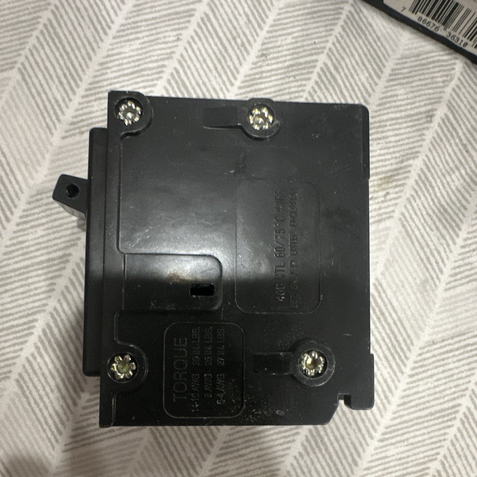 Cutler-Hammer BR120 20A 1-Pole AC Circuit Breaker, Trip Indicator