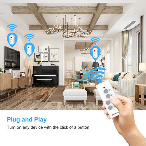 NEW U.S Wireless Remote Control Outlet Switch for Lights and House