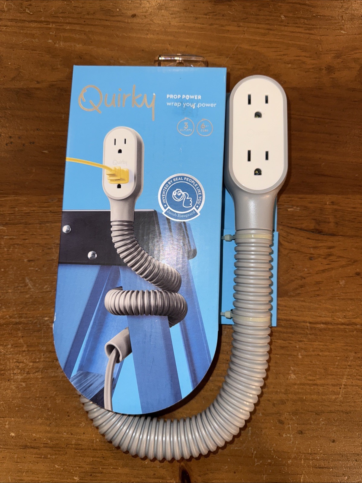 Quirky Prop Power Pro 9″ Extension Cord w/Wrap Around Option NIB