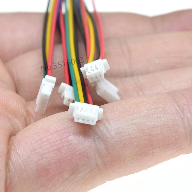 5/10Pcs SH 1.0mm Male/Female Plug Connector With Wire 100/200/300mm Cable 2/3/4/
