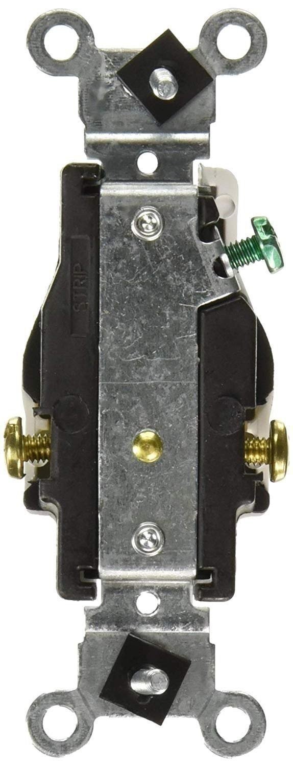 Leviton 106-5821-ISP S01-05821-0Is Single Receptacle, 125 Vac, 20 A, 2 Pole,…