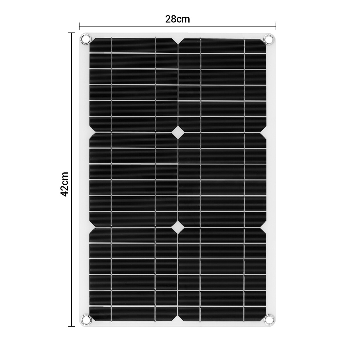 100W Watt Flexible Solar Panel 12V Mono Home RV Rooftop Camping Off-Grid Power