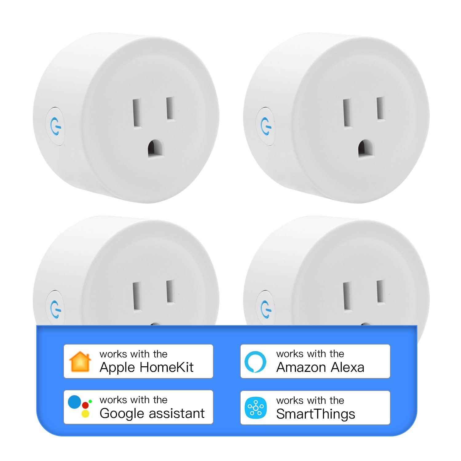 Smart Plug Work with HomeKit, Smart WiFi Outlet Work with Apple HomeKit, Alex…