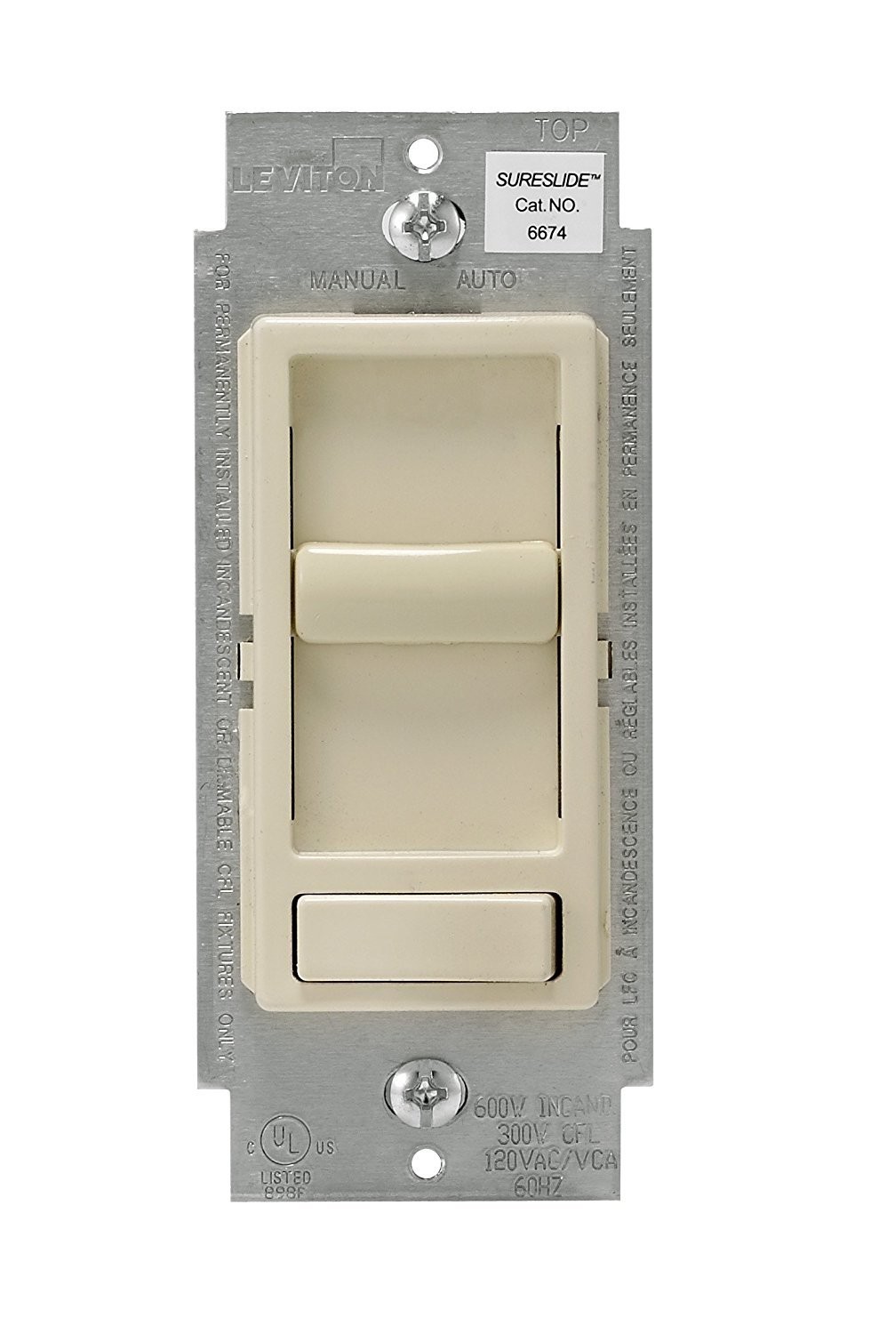 Leviton R68-06674-P0T Dimmer Univ 600W