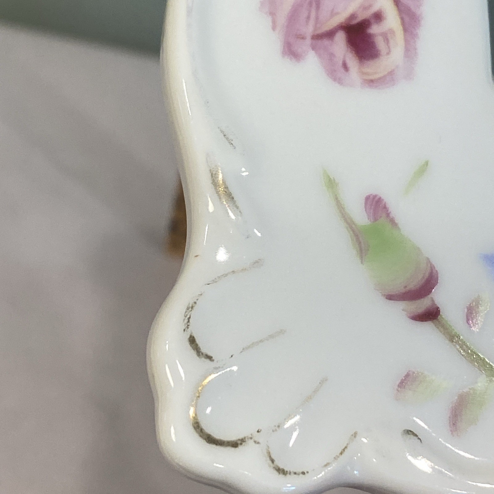 VTG Kelvin Porcelain Switch Plate Covers Floral Cottage Single Double Toggle