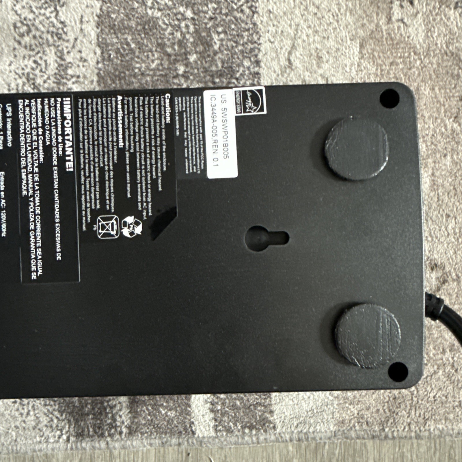 Tripp Lite 750VA UPS Battery Backup Power Supply Surge Protector, 12Outlets/Used