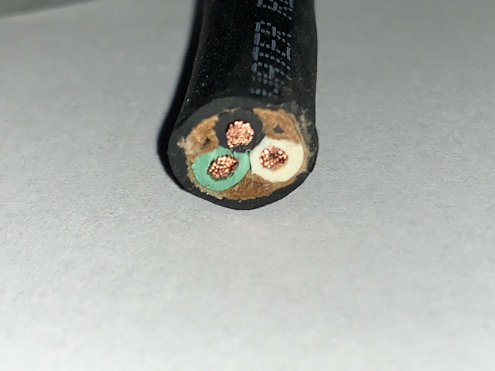 25 FT 14/3 SJOOW SJ SJO SJOW BLACK RUBBER CORD EXTENSION WIRE/CABLE