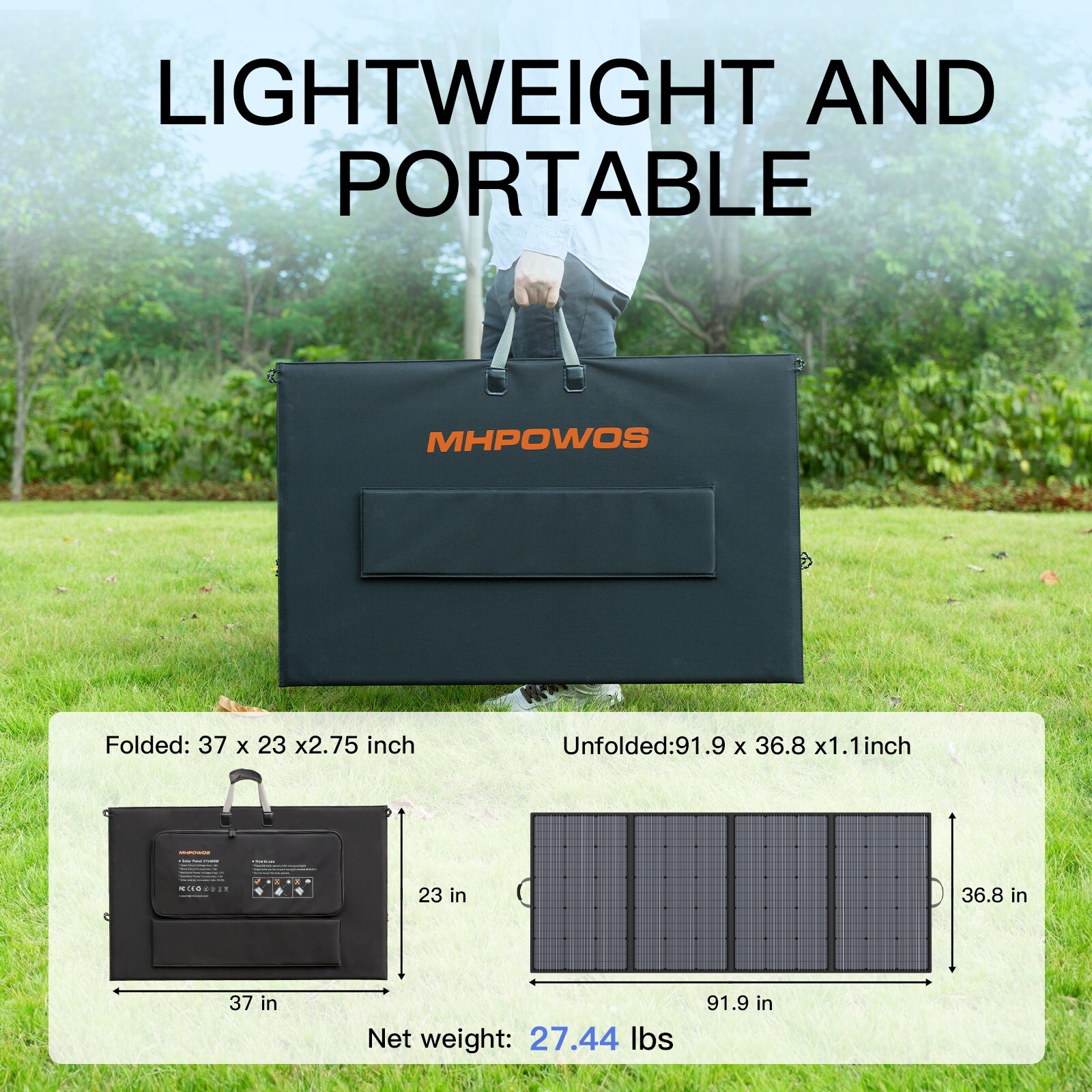 Solar Panel Kit Portable Foldable 110W 220W 400W 440W for Ecoflow Power Station