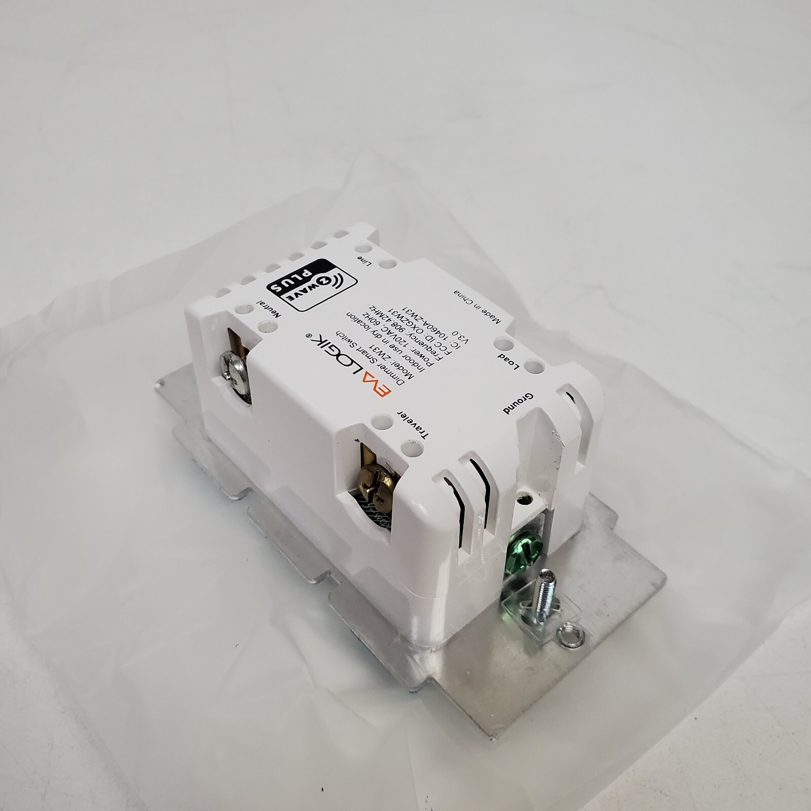 Eva Logik ZW31 Z-Wave Plus Smart Dimmer Light Switch 3 Way Z-Wave Repeater