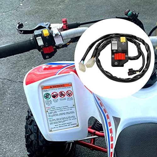 Compatible with Honda TRX400EX Sportrax TRX450ER Start Stop Switch Button Left
