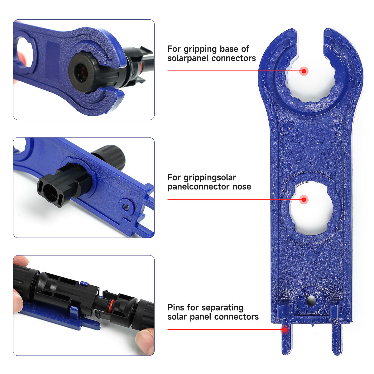 GEYA Solar 10 Pairs Wire Connector & Crimping Tool Kit 10-14AWG For PV Cable