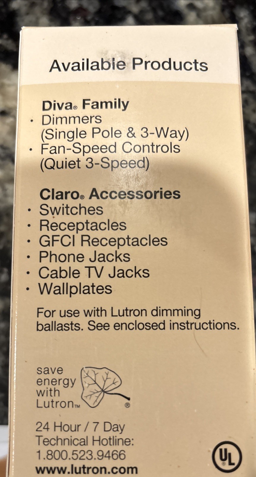 Lutron DVF-103P-277-IV Diva 277V / 6A Fluorescent 3-Wire HiLume LED 3-way Dimmer