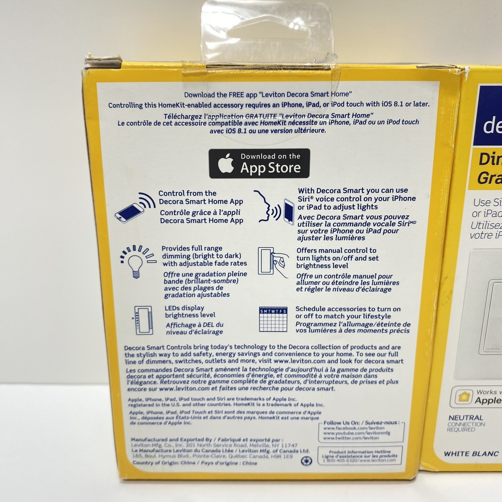 2 Leviton Smart Dimmers HomeKit Compatible Apple Home Automation 2-Pack New