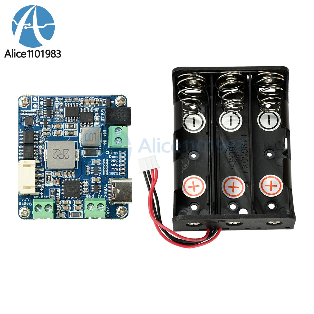 6-24V Solar Panel Power Management Module 5V 3A Supports MPPT, PD QC FCP SFCP