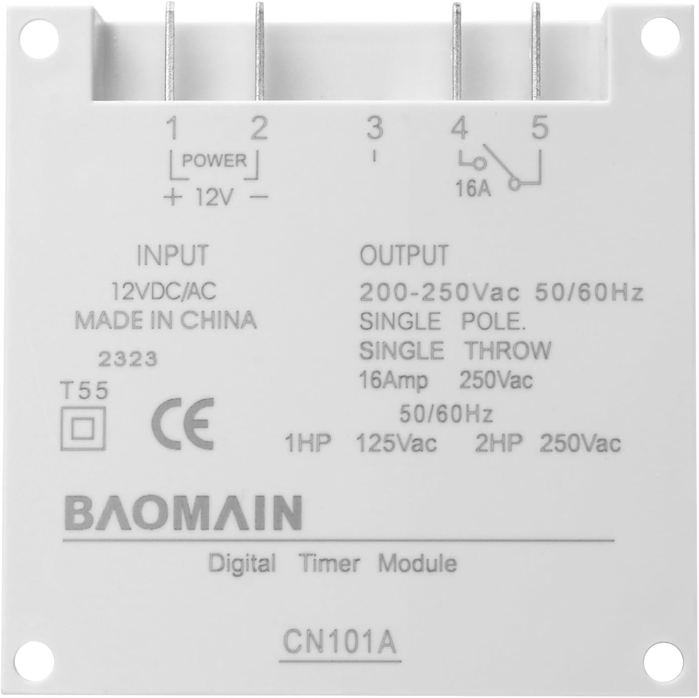 Time Switch Relay,Digital LCD Programmable Timer,12V DC/AC Input,200-250V 16A Ou