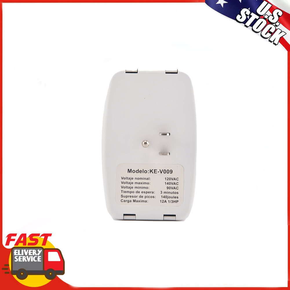 120V US Plug Surge Voltage Protector Power Sockets Refrigerator Appliance Home
