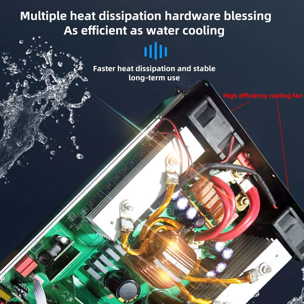 5000W 8000W 12000W 12V 24V 48V 72V to 110V/220V Pure Sine Wave Power Inverter US