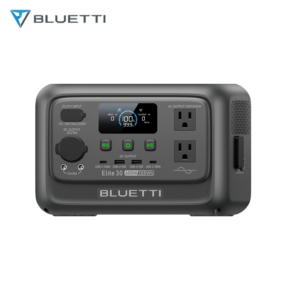 BLUETTI Elite 30 V2 288Wh Portable Power Station Generator for Backup Renew