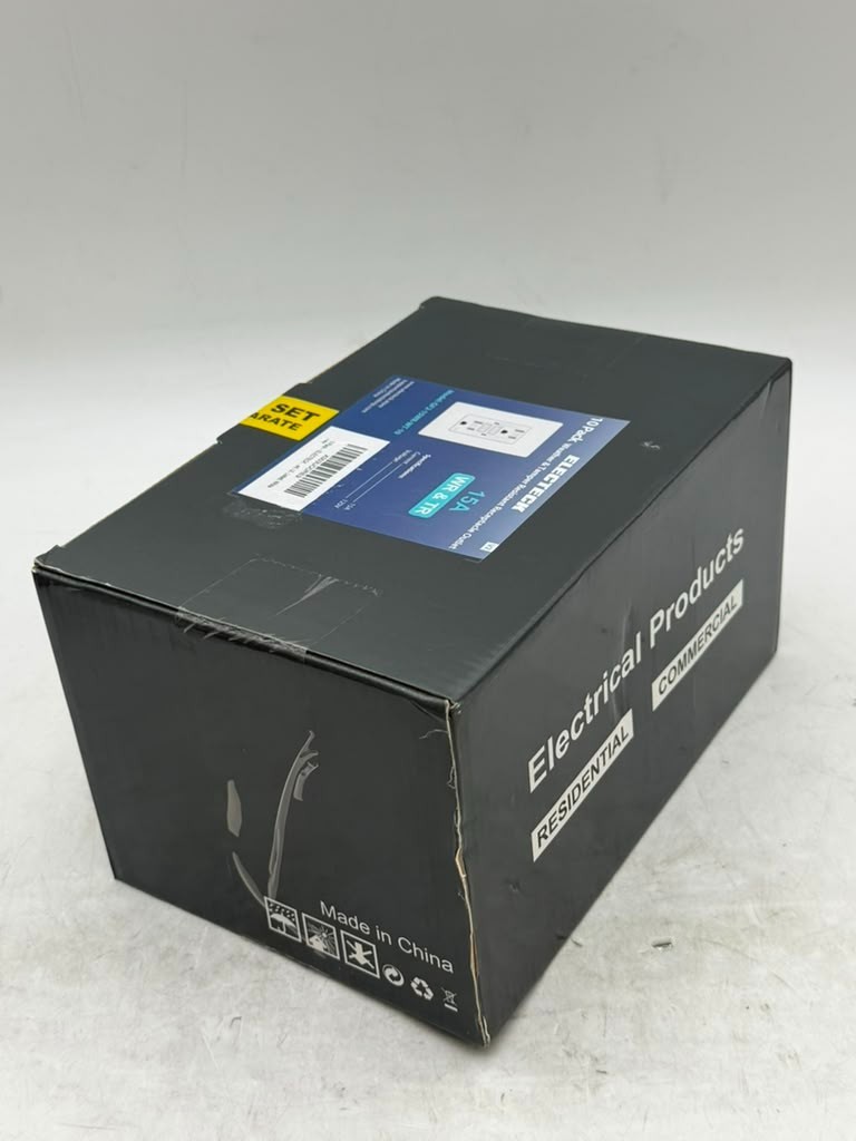 ELECTECK 10 Pack 15A GFCI Outlets WR TR Self-Test LED White UL Listed Sealed