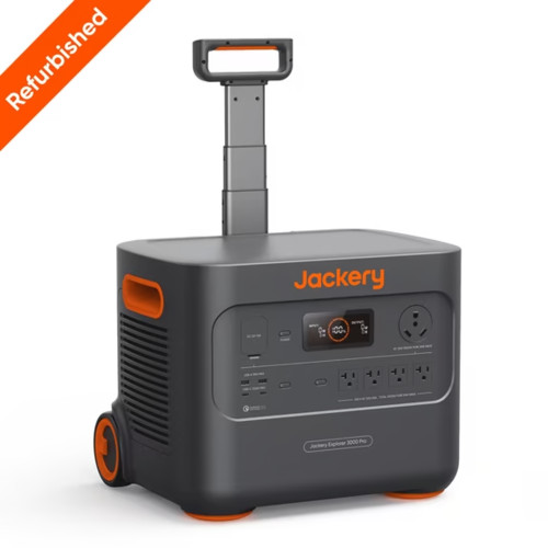 Jackery Refurbished Portable Power Station Explorer 3000 Pro, 3014Wh