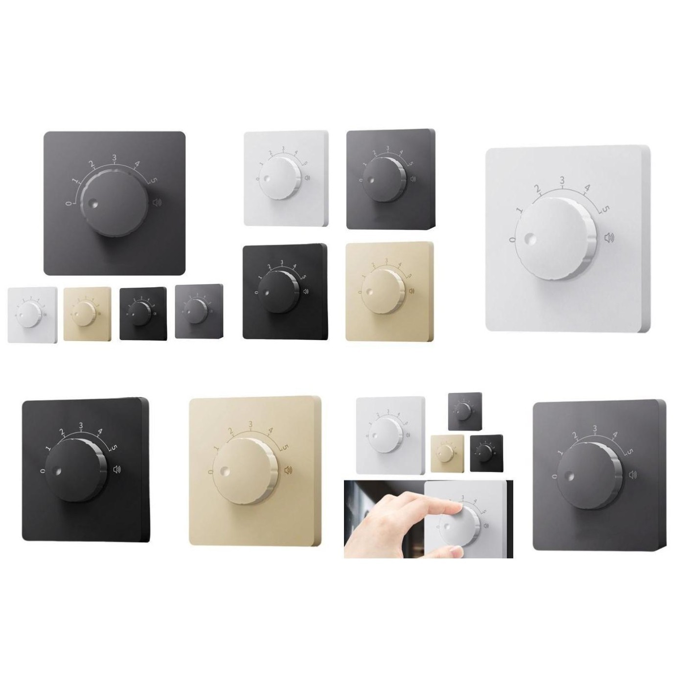 Aesthetic Multi Color Options Make This Volume Controller Stand Out in Any Room