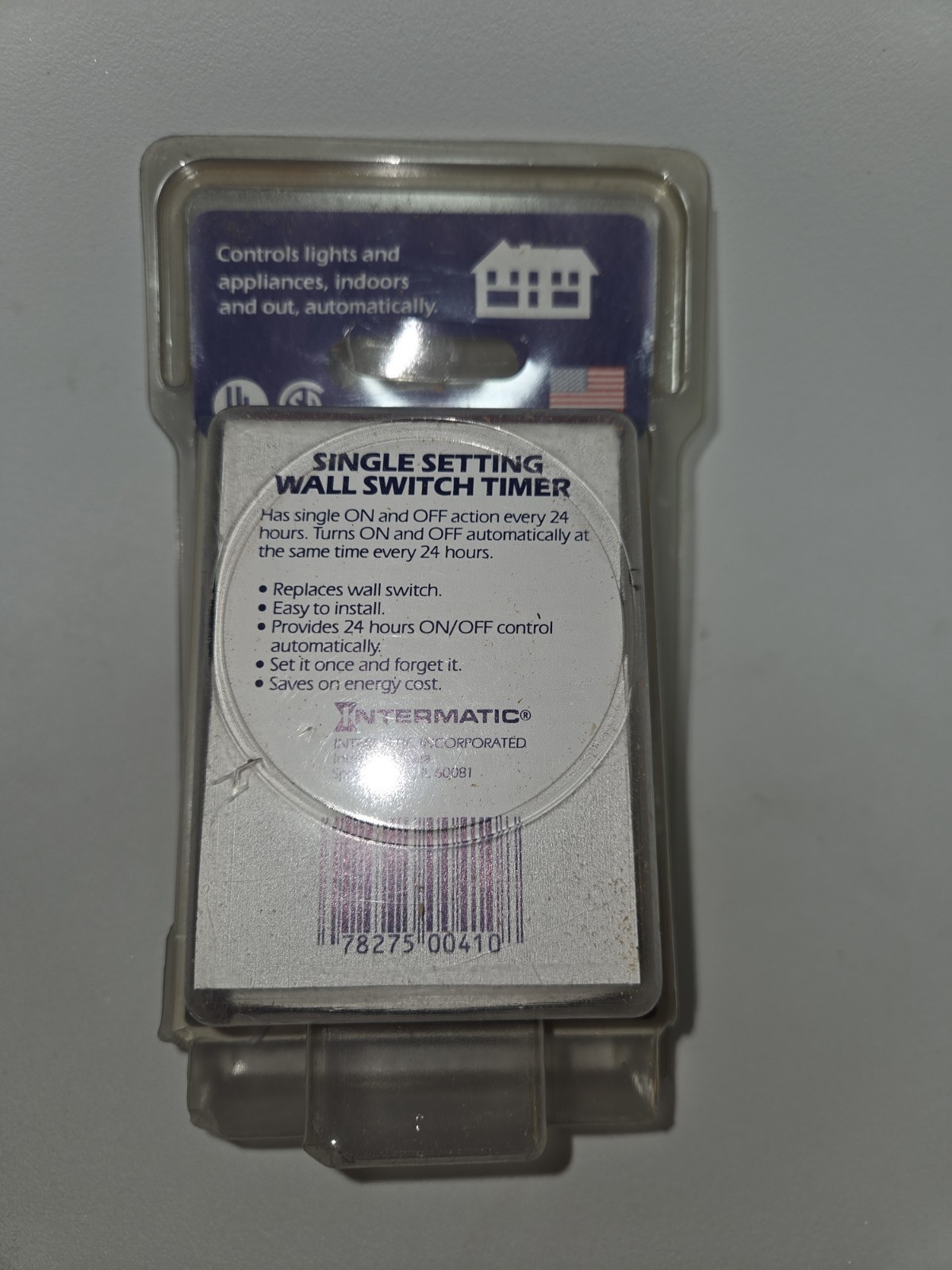 NEW OLD STOCK E1010C INTERMATIC TIMER SHIPS FAST AND SAFE 24 HR TIMER 1500 WATT