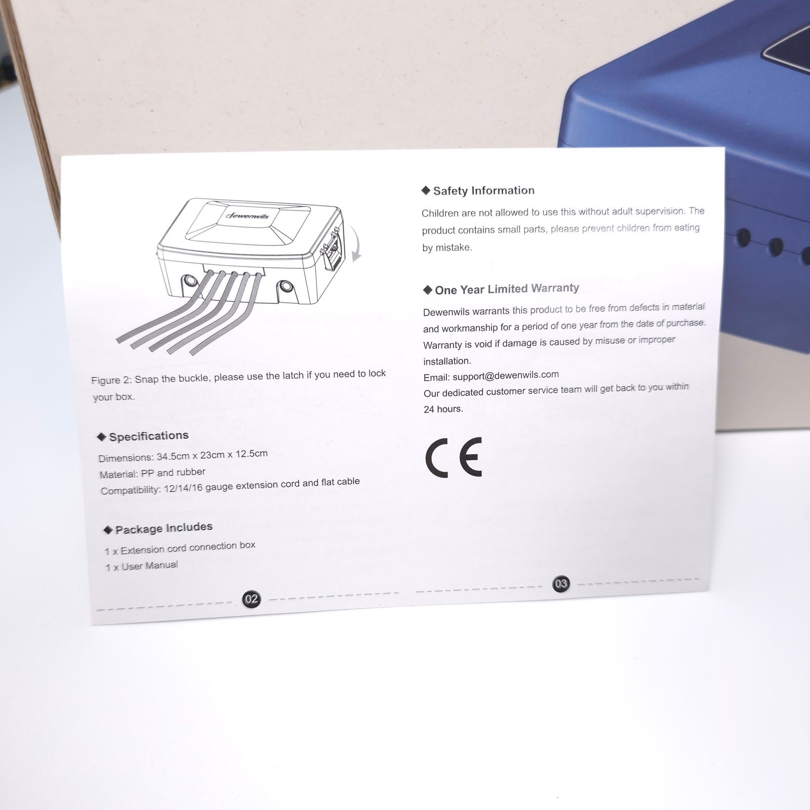 Dewenwillis Extension Connection Box HCCB01A Waterproof IP54