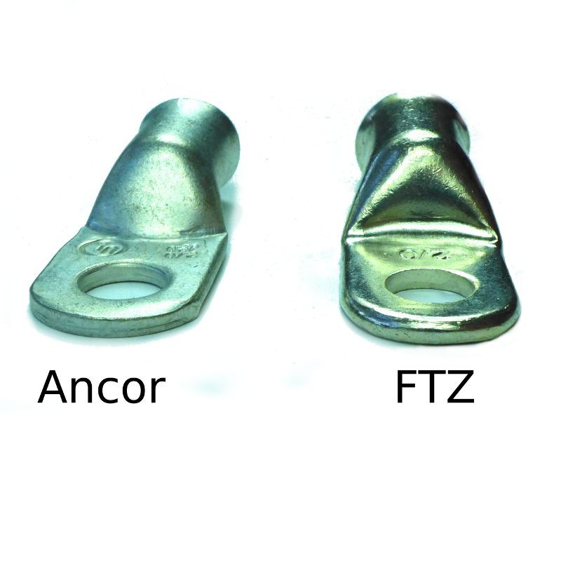 Battery Cable Terminals – Tin Plated FTZ Heavy Duty Starter Lugs