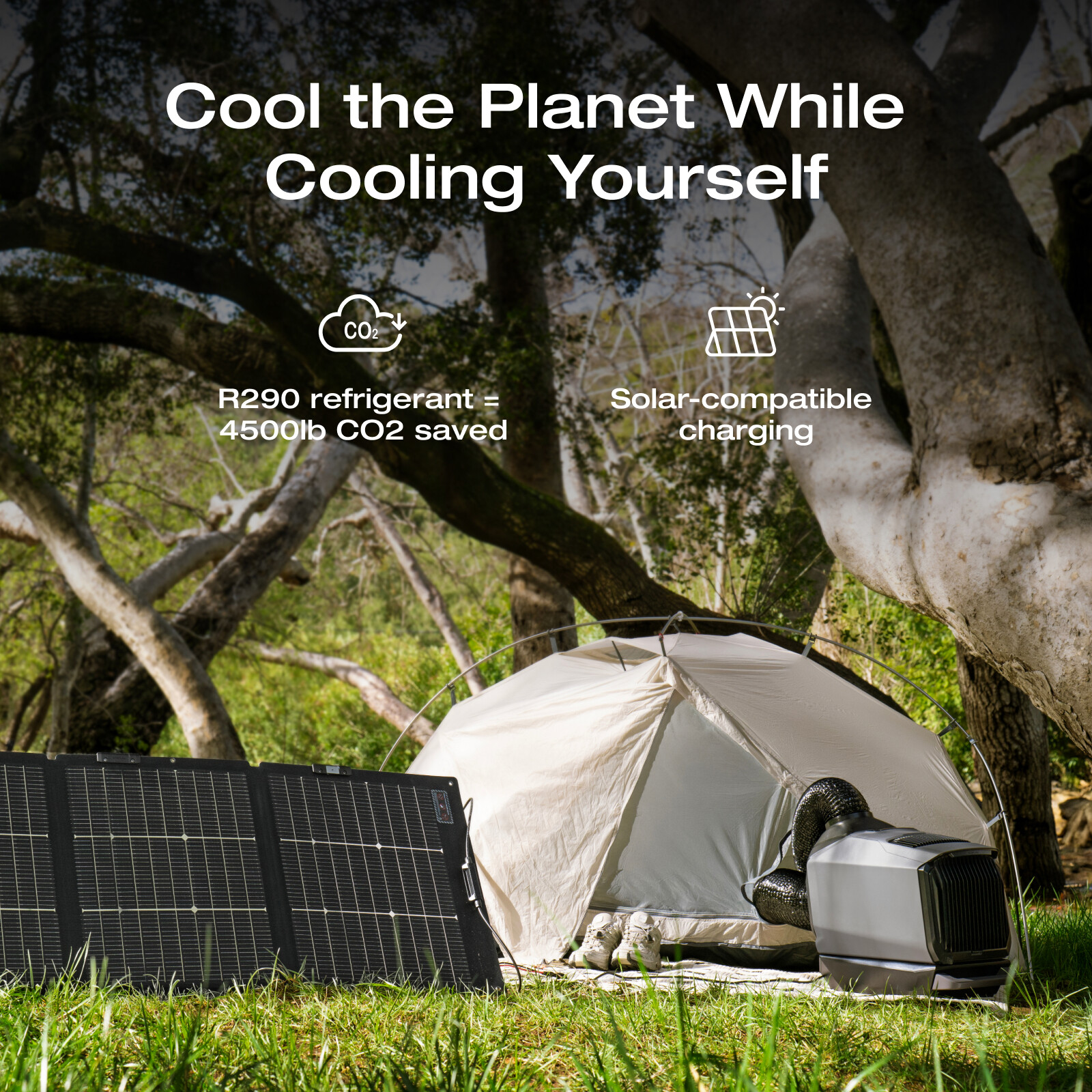 EcoFlow Portable Air Conditioner Wave 3 with Heater for Outdoor Camping Used