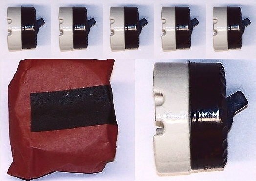 = 5 PCS LOT = Vintage electrical GE toggle switch porcelain 10A 1/2HP wall mount