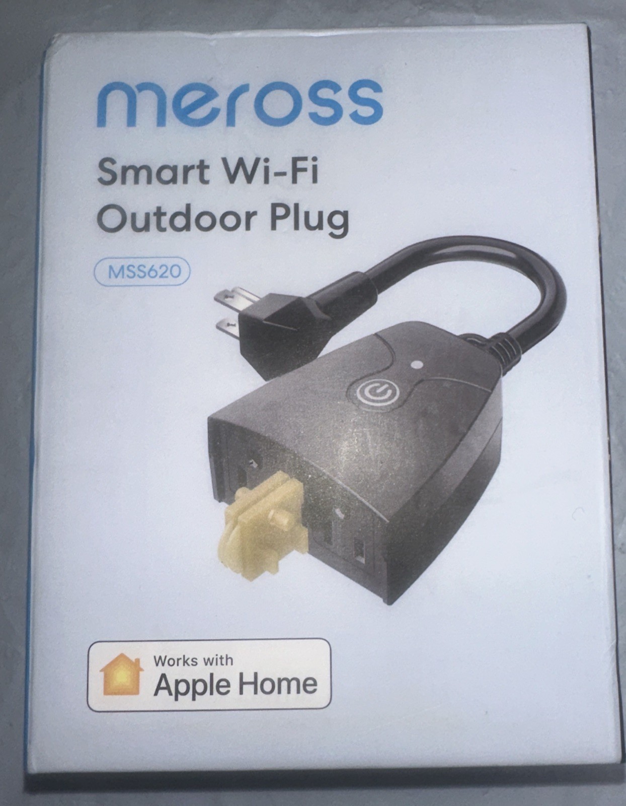 Meross Outdoor Smart Plug Compatible with Apple Homekit, Siri, Alexa, Google Ass