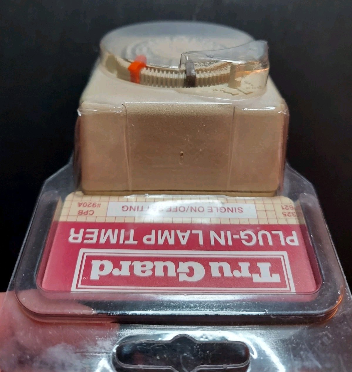 TRU GUARD PLUG-IN LAMP TIMER VTG 15 AMPS 1875 WATTS SINGLE ON/OFF SETTING NOB
