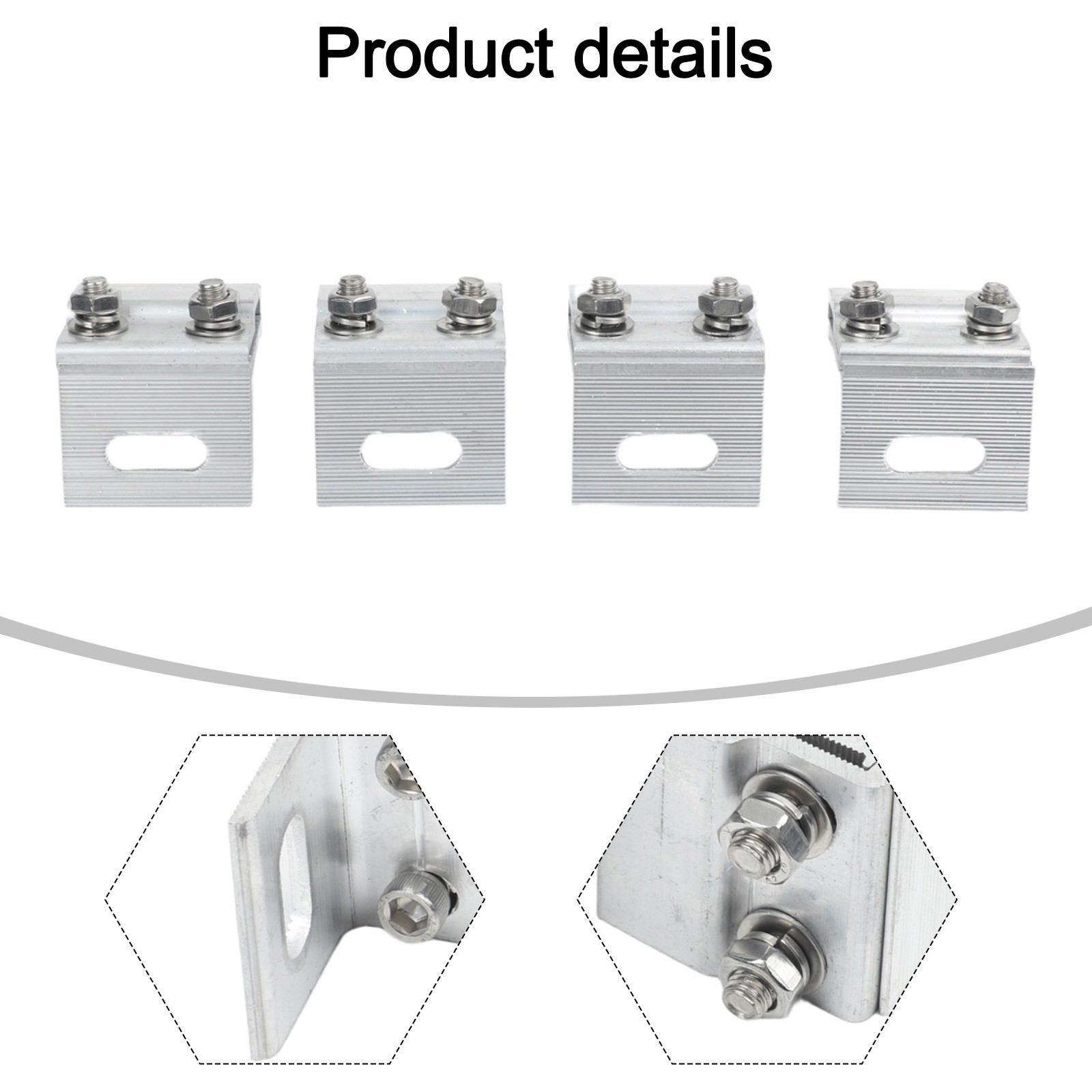 Standing Seam Clamp Roof Seam Clamp Aluminum Alloy Sheet Seam Clamp Sliver Color