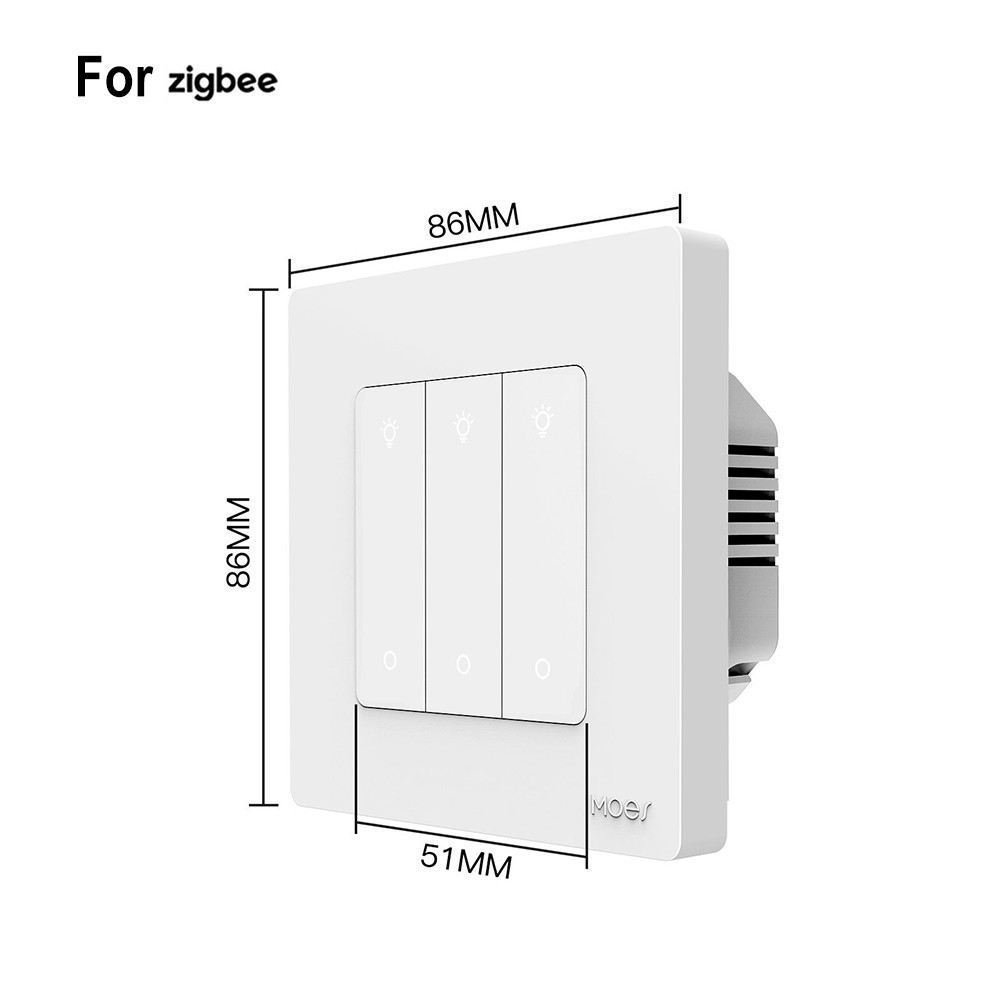 Wireless For Zigbee Light Dimmer Switch for App Control and Power Outage Memory