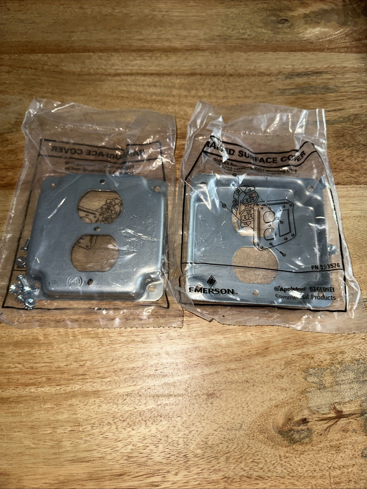 Emerson Raised Surface Outlet Cover 503536 Qty Two