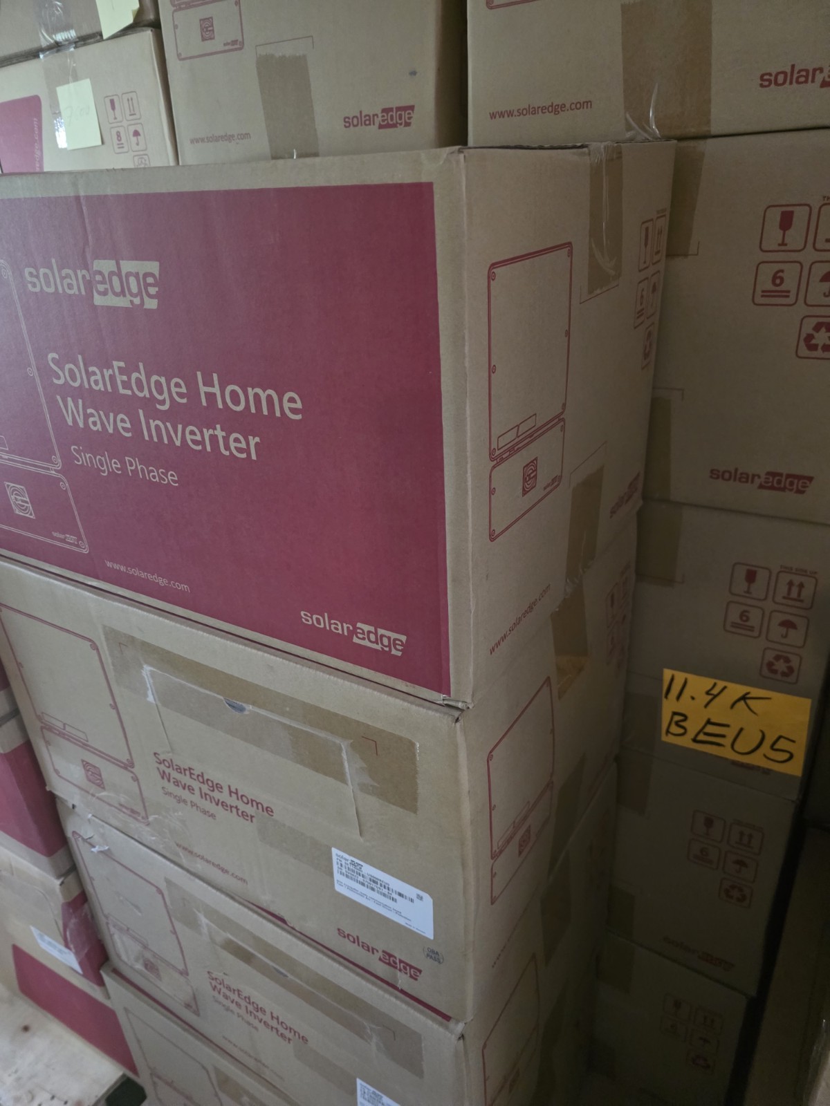SolarEdge SE11400H-US000BEU5 11.4kW Home Wave Inverter New Sealed Box Single…
