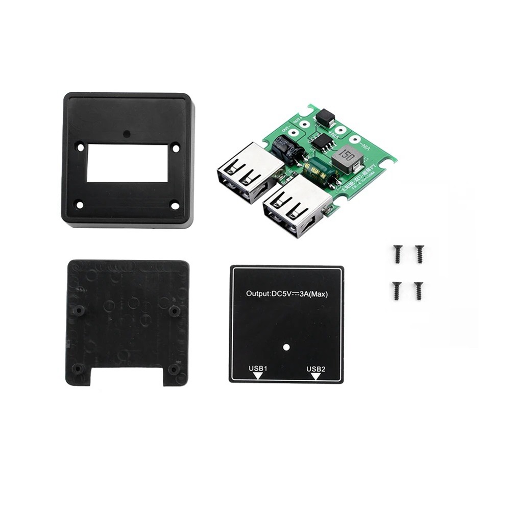 5V 3A Solar Panel Stabilizer DIY Kit Solar Panel Bank Dual USB Voltage5464