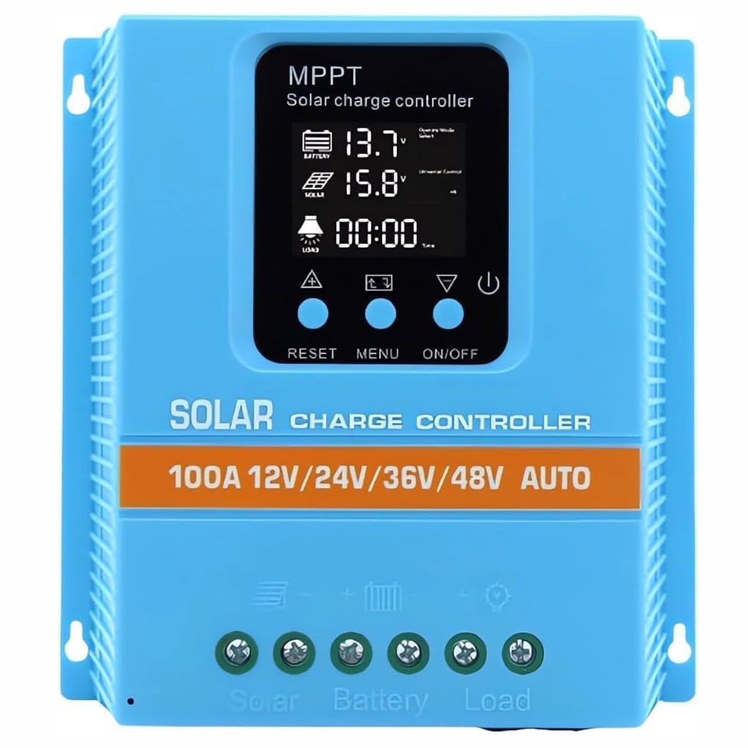4800W 100A MPPT Solar Charge Controller 12V/24V/36V/48V Battery PV Regulator US